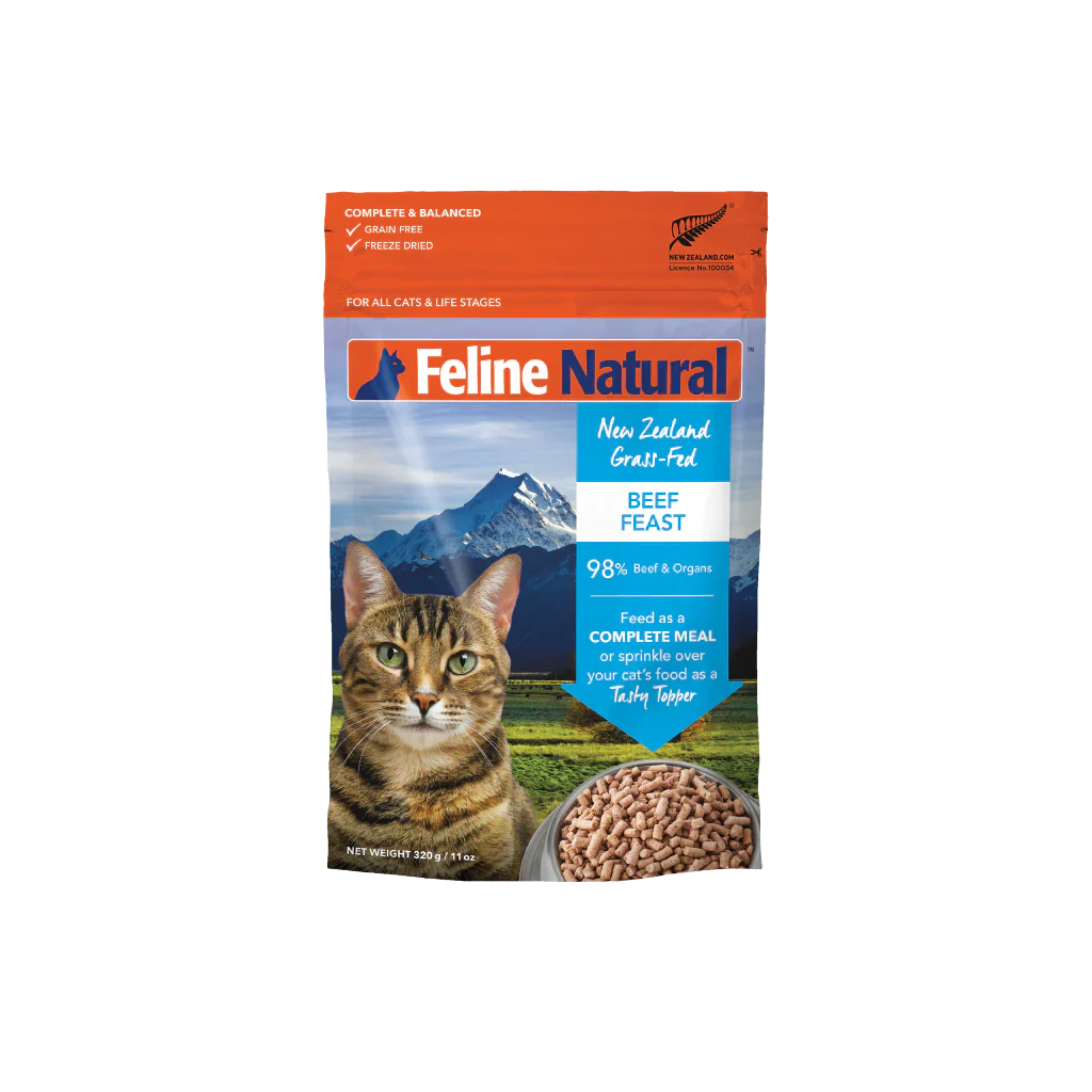 Feline Natural | Beef Feast Freeze-Dried Raw | Cat Food Near Me Toronto | ARMOR THE POOCH